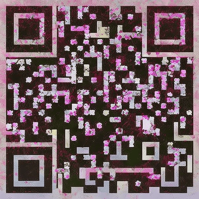 AI QR Code example for wedding